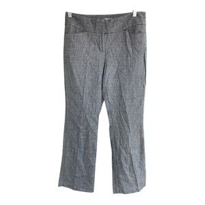 Gray Wide-Leg Trousers